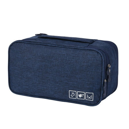 

Travel Multi-function Bra Underwear Packing Organizer Bag for Bra Socks Cosmetic Storage Case for Men Women New.