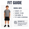 thumbnail image 6 of Mad Game Boys Active Shorts - 3 Pack Lightweight Performance Mesh Basketball Shorts (8-18), 6 of 7