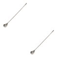 thumbnail image 4 of Cateissary Cuchara de barra de acero inoxidable con mango largo Patrón agitador Cucharas mezcladoras Utensilios para bar torcidos Cocina Tipo de Tipo 3 2Conjunto, 4 of 6