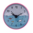 thumbnail image 1 of CNKOO Small Suction Clock  Wall Clock  Bathroom Suction   Refrigerator Clock  Living Room Clock - Blue  75x35mm, 1 of 7