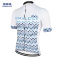 thumbnail image 2 of Camiseta de ciclismo KEMALOCE Classic Team transpirable Coolmax blanca Dry Fit Camiseta de ciclismo Camiseta de manga corta Uniformes de ciclismo de carrera, 2 of 5