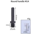 thumbnail image 1 of Bgsha M16 M14 to SDS Adapter Drill Converters Connecting Rod Triangular SDS Shank, 1 of 6