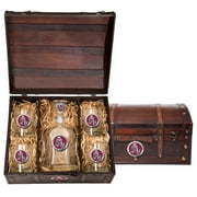 Arizona State University Sparky Capitol Decanter Chest Set by Heritage Metalworks