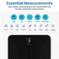 thumbnail image 6 of Etekcity Digital Body Weight Bathroom Scale, HR Smart Fitness Scale,Beeper and Weather display functions,Black,EFS-A591S-KUST, 6 of 11