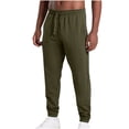 thumbnail image 2 of asjyhkr Sweatpants for Men Drawstring Elastic Waist Jogger Running Gym Workout Pants with Pockets, 2 of 7
