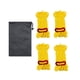 thumbnail image 2 of 4 cuerdas reflectantes para tienda de campaña con bolsa de cordón, cuerdas de campamento de 4 mm de diámetro, escalada Amarillo, 2 of 9