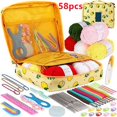 thumbnail image 1 of DIY Knitting Tools Kits Portable Crochet Hand Novice Beginners Multi-color Storage Kits, 1 of 7