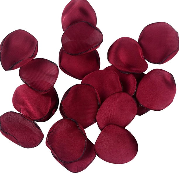 200 piezas de flores artificiales de seda, pétalos de rosa para niñas de las flores, pétalos artificiales para esparcir en centros de mesa de bodas, aniversarios, San Valentín y cortejo.