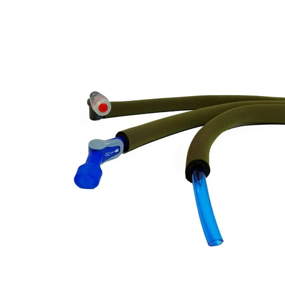 Hydration Pack Insulated Drink Tube Hose Cover Sleeve - OD Green