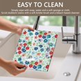 thumbnail image 4 of Placemat, Pioneer Flower Floral Print Pattern Place Mats Table Mat Set Of 2, PVC Washable Placemats for Party Kitchen Dining Decoration, 18x12 Inch, Fade Resistant, 4 of 6