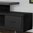 thumbnail image 3 of Kingfisher Lane 60" Contemporary Wooden TV Stand in Black and Gray, 3 of 5