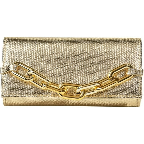 Kukuzhu Hobo Bag for Women PU Leather Crossbody Shoulder Bag Evening Handbag Sparkling Purses Totes with Chain