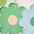 thumbnail image 5 of 10pcs Small Daisy Picnic Tableware Disposable Flower Dinner Plate Decorative Cake Tray For Children's Birthday Party, 5 of 10