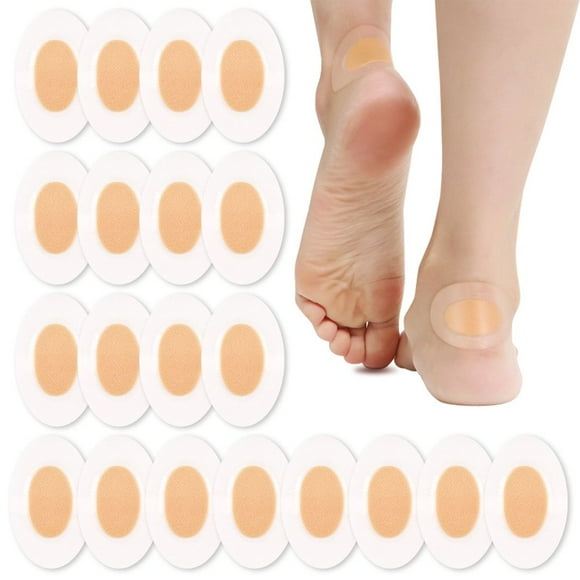PEACNNG 40 PCS Blister Bandages for Feet Invisible Heel Blister Pads Prevention Waterproof Hydrocolloid Blister Bandages Blister Band Aid for Fingers Toes Forefoot Heel Blister Prev