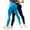 Sky Blue, variant on GEWSEY Women's 2 Piece Yoga Legging Seamless Workout High Waist Liftings Athletic Leggings (Dark Gray, XXL)