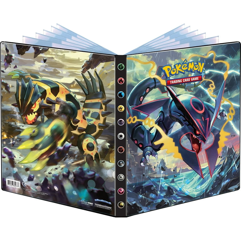 amazon pokemon card binder Trading Binder, 4 Pocket Album Holds 400 Cards, 50 Sleeves, Water-Resistant this album looks upscale and is easy to handle Pokemon Charzard Charmander Trading Card