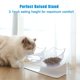 thumbnail image 4 of Cuencos dobles YONGSHENG para perros y gatos elevados 15 grados, 4 of 5