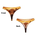 thumbnail image 3 of Balery Vintage Sunflower Cow B Tangas de Algodón para Mujer con Estampado – Ropa Interior Sexy, Transpirable, G-string-XX-Large, 3 of 6