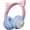 Pink, variant on Cat Ear Bluetooth Headphones,Wireless Foldable On Ear Earphone, RGB Light Up ,HiFi Stereo and Noise Cancelling Over-Ear Gaming Headphones for Kid&Girl As a Gift For PC/Laptop/Tablet/Phone/Pad