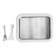 thumbnail image 4 of jifeng Ice Cream Maker Pan, with 2 Spatulas Kitchenware Compact DIY Home Use Yogurts Machine Ice Cream Cold Plate for Sorbet Yogurt White, 4 of 9