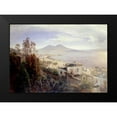 thumbnail image 2 of Achenbach, Oswald 18x14 Black Modern Framed Museum Art Print Titled - The Bay of Naples, 2 of 5