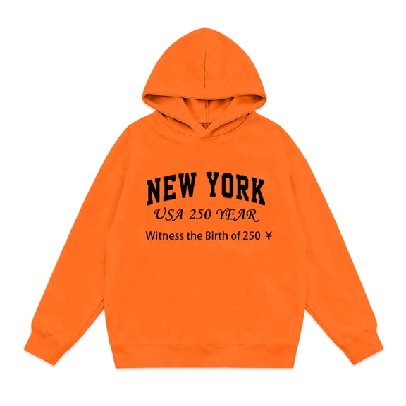 Jamsmile Toddler Girls Hoodies Pullovers New York Print Hoodie Sweatshirts Cozy Hooded Outdoor Children Girls Oversized Tops