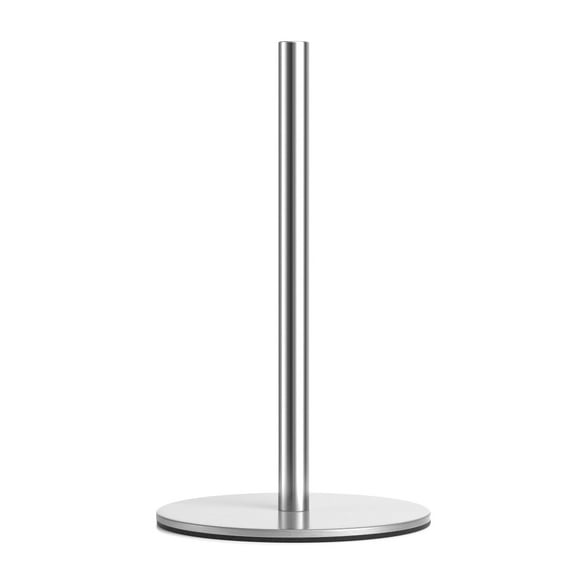 Paper Towel Holder Free Standing, Stainless Steel Paper Roll Dispenser, Kitchen Paper Towel Organizer, Countertop Paper Roll Stand, Silver