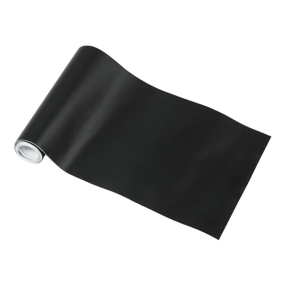 Unique Bargains Universal Car Wrap Film Vinyl Wrap Cover 3.28 ft x 3.94 inch Protective Matte Black 1 Pc