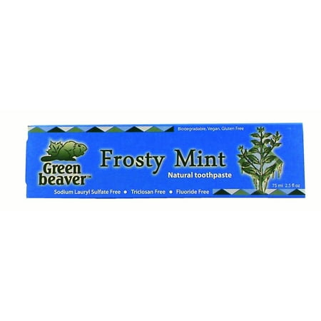 - Green Beaver Toothpaste, Frosty Mint, 2.5 Oz