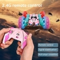 thumbnail image 4 of HNH RC Stunt Car for Boys Girls Ages 6-12, 2.4GHz Pink Remote Control Car, 4WD RC Cars Toys with Lights, Double-Sided Driving & 360°Flips, 2 Batteries, Presents Gifts, 4 of 6