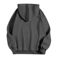 thumbnail image 5 of Women's Letter Graphic Print Pullover Hoodie Sweatshirt, Cozy Winter Warm Hooded Sweatshirt, Casual Soft Everyday Wear Hoodie Sweatshirt, 5 of 5