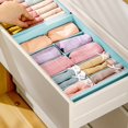 thumbnail image 4 of weibbin Sock Drawer Organizer with Lid Panty Organizer, Underwear Organizer Dividers, Dresser Drawer Dividers for Clothes, Closet Cabinet Organizer for Bra Ties Leggings, 4 of 6