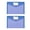 Blue, variant on Plertrvy 2 Pack Plastic Envelopes Poly Envelopes Sooez Clear Document Folders Us Letter A4 Size File Envelopes With Label Pocket & Snap Button For Organization Assorted, Pencil Case Clearance on Sale