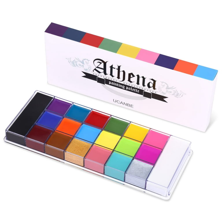 UCANBE Athena Face Body Paint Oil Makeup Set, 20 Macao