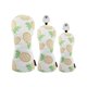 thumbnail image 1 of 3 fundas para palos de golf, de madera, con diseño de piña blanco, 1 of 9