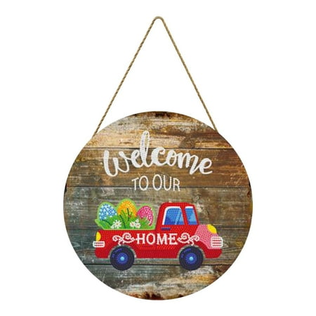 

Decorations for Home Christmas 5D Rhinestone Painting Replaceable Doorplate Diy Special Shape Christmas Wreath Wall Partial Rhinestone Painting Digital Vanity Table with Lighted Mirror