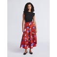 thumbnail image 2 of Time and Tru Women's Rib Ruffle Sleeve Top, Sizes XS-XXXL, 2 of 5