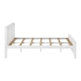 thumbnail image 4 of Max & Lily Queen Bed Frame, Solid Wood Platform Bed with Slatted Headboard for Kids, 4 of 10
