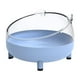 thumbnail image 2 of Caja de arena para baño de hámster, contenedor de baño de polvo para animales pequeños, jerbos transparentes Azul, 2 of 9