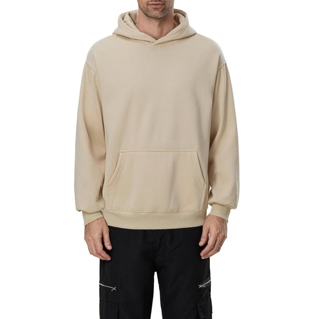 SUNSIOM Sweat à Capuche Surdimensionné pour Femmes Manches Longues Pull d'Automne avec Poche Kangourou