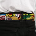 thumbnail image 4 of DC Comics Belt, Seatbelt Buckle Belt, Classic Action Comics Issue 1 Cover Superman Lifting Car, 30 to 44 Inches, 4 of 9