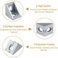 thumbnail image 6 of 35 Pieces 2020 Corner Bracket Aluminum Alloy for 20 Series Extrusions, Right Angle Joint Brace Fastener for 3D Printer Cutting Machine, 6 of 7