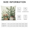 thumbnail image 5 of PRATYUS  Christmas Pillow Covers Watercolor Ink Painting Christmas Tree Decorative Throw Pillows Winter Christmas Decor for Home Couch, 5 of 5