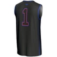 thumbnail image 3 of Youth GameDay Greats #1 Black SMU Mustangs Lightweight Basketball Jersey, 3 of 4