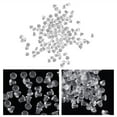 thumbnail image 4 of 100pcs Plastic Clear Earring Backs Backings (White), 4 of 8