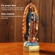 thumbnail image 4 of Figura de Christian Guadalupe, Buena Suerte Hermosos Detalla de la Estatua de Guadalupe Resina Ecológica para el Cargo, 4 of 7