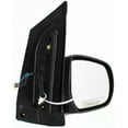 thumbnail image 3 of MIRROR Compatible For 2000-2006 Mazda MPV Right Passenger Heated Power Glass Textured Black, 3 of 5