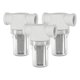 thumbnail image 1 of Uxcell 3-Pack Filtro de Bomba de Agua con Tamiz de Acero Inoxidable de 100 Mallas, Filtro en Línea de 3/4" Pulgadas NPT Femenino [Blanco], 1 of 1