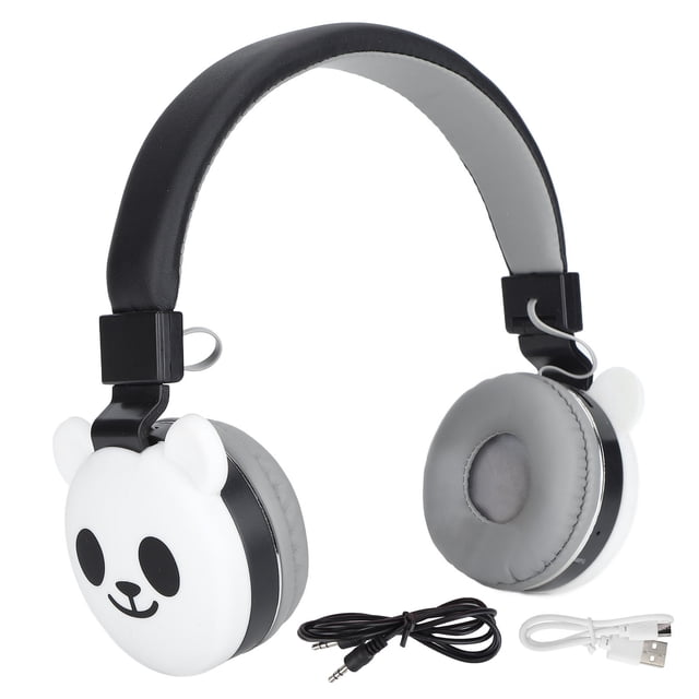 Auriculares para niños Cute Animals Bluetooth 5.0 Auriculares para niños con micrófono para niños Little Panda
