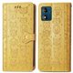 thumbnail image 1 of Funda Cartera FOXDOCK para MOTO E13 , Flip PU con Relieve de Gatos y Perros, Tarjetero y Soporte, 1 of 6